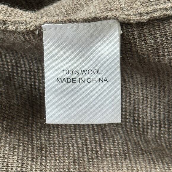 Tuckernuck Lauren Cardigan Sweater Wool Brown Oversized‎ Size XXL - Picture 8 of 9